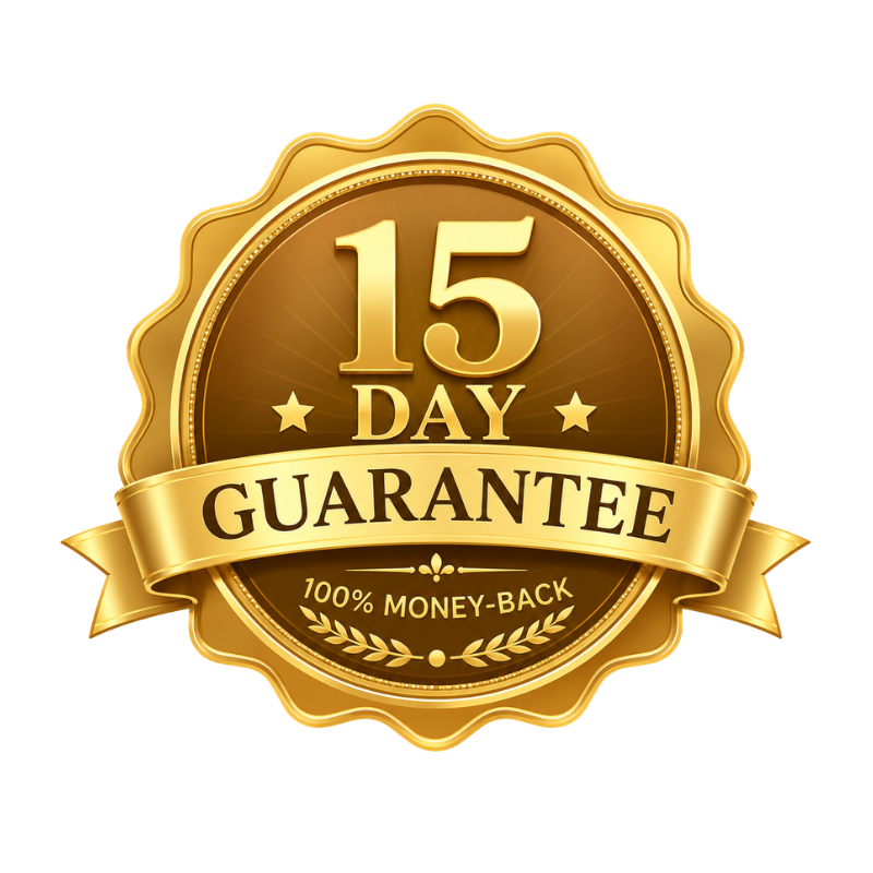 15-Day Money-Back Guarantee